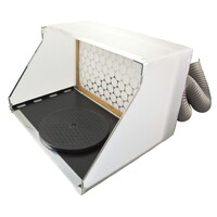 Airbrush-sprøjteboks Spray Booth Sparmax SB-88 - Indbygget ventilator